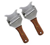Alipis 2 pezzi Affettatrice Formaggio al in Acciaio Inossidabile Affetta Cioccolato e Formaggi con Design Robusto e Antiruggine Gadget da Cucina Portatile per Chef e Amanti della Cucina