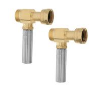 Alipis 2 Pezzi Ammortizzatore Colpo D'ariete in Ottone da 3/4 Pollice, Set, Dispositivo Anti-colpo D'ariete Silenzioso per Macchina il Lavaggio e Tubo da Giardino, Riduttore di Rumore