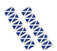 Alipis 2 pezzi Bandiera Scozia Stringa Decorazione Leggera e Resistente per Giardino e Eventi Sportivi Colori Vivaci e Impermeabili per Feste e Celebrazioni all Aperto