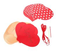 Alipis 2 Pezzi Banner Decorativo San con Cuori Appesi Ghirlanda Festiva Romantica per Casa Negozio e Festa Decorazione Tema Amore