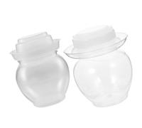 Alipis 2 Pezzi Barattolo per Sottaceti Multiuso 1 in Plastica Coperchio