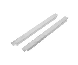 Alipis 2 Pezzi Barre Divisorie Supporto Resistente in Acciaio Inossidabile Dimensioni Standard per Ottimizzazione Spazio per Teglie Alimentari in Cucine Commerciali