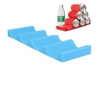 Alipis 2 Pezzi Bottiglia Di Birra Portabottiglie Multifunzionale Portabottiglie Frigorifero Organizer Per Barattoli Da Frigorifero Organizer Per Bevande Da Frigorifero Blu