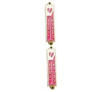 Alipis 2 Pezzi Cancello Sacro Rotolo Arredamento Vintage Decorazione Vintage Decorazione Sacra Decorazione Mezuzah Scrittura retrò mezuzah Simboli ebraici mezuzah Metallo Rosso