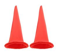 Alipis 2 Pezzi Cappello da Elfo Natalizio Rosso in Poliestere Morbido e Facile da Indossare, Accessorio Cosplay per Feste di Natale e Halloween, Stile Ispirato a Personaggi Fiabeschi