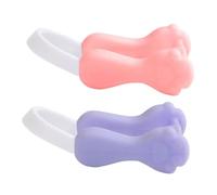 Alipis 2 pezzi Clip Nasale Modellante per Sollevamento Naso in Silicone Rosa e Correttore Naso Confortevole per Adulti e Uso Notte e Giorno senza