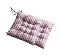 Alipis 2 Pezzi Cuscini per Sedia Ufficio e Casa Imbottitura Spessa Design Righe Rosa Confortevole e Facile da Pulire