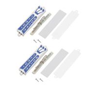 Alipis 2 Pezzi Doni Ebrei Arredamento Ebraico Mezuzah Targa Stella di David Casi di Mezuzah Caso di Mezuzah Ebraica Mezuzah Lato Porta Mezuzà Ebraica Mezuzà Cristiana Lega di Zinco