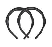 Alipis 2 pezzi Fascia Capelli Larga Intrecciata Vintage Cerchietto Donna Retro Treccia Accessorio Capelli Elegante per Feste Matrimonio e Uso Quotidiano