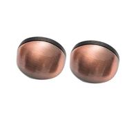 Alipis 2 Pezzi Fermaporta da Pavimento in Acciaio Resistente Rotondo AntiGraffio Perforazioni Fermaporta per Porte da Interno Sicurezza per Animali Finitura Antico