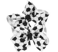 Alipis 2 pezzi Fiocchi per Capelli Bambina Piccoli e Resistenti Clip Calcio Sportive con Fiocco Decorativo Accessorio Capelli per Feste e Uso Quotidiano