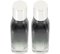Alipis 2 Pezzi Flaconi per Cosmetici in Vetro Vuoti Flaconi per Cosmetici da Viaggio Compatto con Coperchi e Chiusura Anti-perdita per Liquidi e Trucco