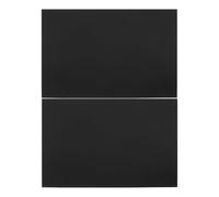 Alipis 2 Pezzi Foglio di Alluminio Nero per Incisione e Stampa Sublimatica A4, Materiale Creativo per Decorazione e Costruzione Artigianale