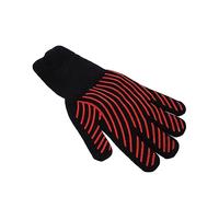Alipis 2 Pezzi Guanto Resistenti al Calore per Forno e Barbecue Antiscivolo Ignifugo Lavabile Mano Lavatrice Protezione Completa per Cottura e Grigliate Rosso