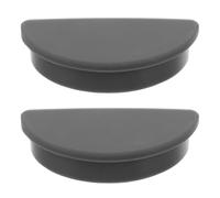 Alipis 2 Pezzi Pattini Ammortizzanti per Sedile Wc Semicircolari A32 in | Coppia Nera, Supporto Stabile e Assorbimento Urti, per Case e Spazi di Cura