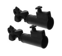 Alipis 2 Pezzi Portaombrelli Golf Regolabile in ABS Resistente per Carrelli Passeggini Biciclette e Sedie da Spiaggia Supporto Stabile e Leggero per Ombrelli Outdoor Multifunzionale