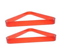 Alipis 2 Pezzi Portapalle da Biliardo in Resistente Mini Triangolo per Biliardo Tavolo Pool Struttura Stabile e Durevole Adulti