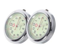 Alipis 2 Pezzi Quadrante per Orologio da Tasca Vetro Luminoso Creativo, Design Conciso e Generoso, per DIY Manuale e Orologio Infermiera Unico