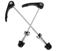 Alipis 2 Pezzi Sgancio Rapido per ASSE del Centro Bicicletta Leve in Resistenti Installazione Facile per Ruote Anteriori e Posteriori Mountain Bike Migliora Sicurezza e Prestazioni di