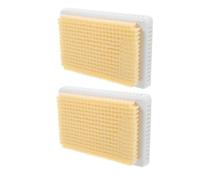 Alipis 2 Pezzi Shower Wall Mounted Back Scrubber Exfoliating Bath Massage Pad With Strong Bristles No Hand Needed Easy Installation Stable Support For Men And Women