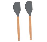 Alipis 2 pezzi Spatola Silicone con Utensili Antiscivolo Resistenti Al Calore per Mescolare Formare e Raschiare per Cottura e Dolci
