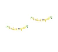 Alipis 2 Pezzi Striscione Decorativo per Laurea con Cactus e Tocco per Feste Messicane e Celebrazioni Laurea Alta per Atmosfera Festosa e Creativa