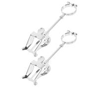 Alipis 2 pezzi Supporto Spartiti per Clarinetto e Oboe Leggero e Portatile Clip Musicale Compatta per Banda per Marce e Concerti