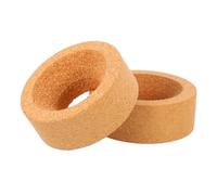 Alipis 2 Pezzi Supporto Sughero per Fiaschette da Laboratorio Base Resistente Ad Alte Temperature e Agenti Chimici Portafiaschetta Rotondo per Uso Scolastico e Chimico