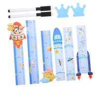 Alipis 2 Pezzi Tabella Di Crescita Per Bambini Righello Di Misurazione Altezza Cancellabile Con Motivi Di Animali Dei Cartoni Animati Decorazione Murale Per Cameretta e Spazi Per Bambini