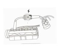 Alipis 2 pezzi Tester Accensione Spark Plug Strumento Diagnostico Inline per Circuito Accensione Auto Controllo Rapido Candele e Bobine Materiale Resistente Compatibile con Vari Cilindri