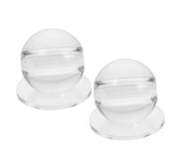 Alipis 2 Pezzi Trasparenti Cue Stroke Trainer Snooker Practice Aid Pool Training Ball Biliardo Cue Trainer Biliardo Allenamento Palla Guida Al Colpo Aiuto Per L'Allenamento