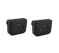Alipis 2 pezzi Ventilatore per Auto da e Raffreddamento Design Compatto per Veicoli Rimuove Umidità e Calore per Caldi