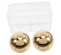Alipis 2 Pezzi Whiskey Stones in Inossidabile Palline Ghiaccio Riutilizzabili per Whisky Diluzione Regalo con Scatola Portatile per Amanti del Whisky