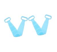 Alipis 2 Pz Asciugamano Da Bagno Esfoliante Raschietto in Spugna Per Il Corpo Pulizia Del Corpo Asciugamano Da Bagno in Luffa Asciugamano Da Bagno in Silicone Telo Doppia Faccia