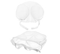 Alipis 2 Pz Borsa Per Scarpe Contenitori Di Stoccaggio Cestini Lavabile Portabiancheria Organizzatori Di Armadi e Contenitori Organizzatore Di Borse Netto Rete in Poliestere Bianca