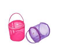 Alipis 2 Pz Borsa Portaoggetti in Lana Portafilo Sacchetto Di Filo All'uncinetto Borse in Filato Per Cucire Distributore Di Gomitoli Crochet Viola Domestico Cestino Della Spesa Griglia