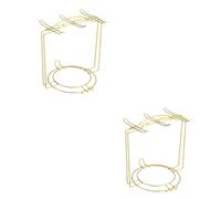 Alipis 2 Pz Portabicchieri Albero Della Tazza Di Caffè Per Bancone Piattino Supporto Porta Tazzine Da Caffè Porta Tazze Da Caffè Albero Della Tazza Da Appoggio Espositore Per Tazze Golden