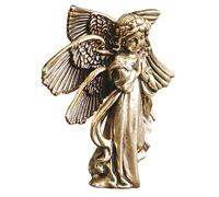 Alipis 2 Pz Serafino D'ottone Figurine Statua in Miniatura Arco Arredamento Camera D'oro Statue Statua a Forma Di Cupido Retrò Piccola Decorazione Del Desktop Annata Figurina Campane Feng
