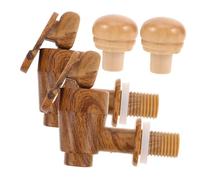 Alipis 2 Set Accessori Per Botti Di Vino Rubinetto Del Secchio Della Birra Comodo Rubinetto a Secchiello Pratico Rubinetto Tappi Per Botti Di Vino Rubinetto Dell'acqua Plastica
