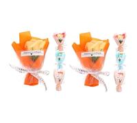Alipis 2 Set Bouquet Di Fiori Di Sapone Bedroom Decoration Decorazioni Matrimonio Bomboniere Matrimonio Oggetti Di Scena Per Foto Romantico Rosa Fiore Di Sapone 4 Pezzi * 2
