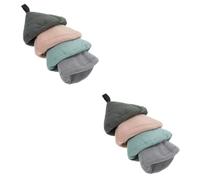 Alipis 2 Set Cappello Da Vaso in Tessuto Semplice Supporto Per Coperchio Pentola Calda Triangolare Wok Copripentola Mini Giapponesi Guanto Maniglia Pentola Con Design Attraente 4 Pezzi*2