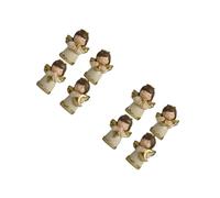 Alipis 2 Set Decorazioni Resina Forma Angelo Per Torte E Ornamentazioni Da Scrivania Idee Per Decorazioni Natalizie Eleganti 4 Pezzi*2
