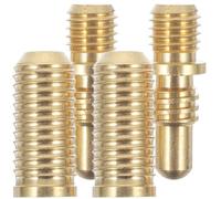 Alipis 2 Set Viti in Rame per Giunti Stecche da Biliardo Perni di Collegamento Antiruggine Ferramenta per Riparazione e Estensione Stecca Adatte a Principianti e Giocatori