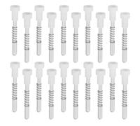 Alipis 20 Pezzi Chiavistelli a Molla per Zanzariera, Perni di Fissaggio a Stantuffo in Metallo, Ferramenta per Serrature di Finestre, Ricambi per Fissaggio Stabile di Zanzariere in Casa