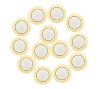 Alipis 20 Pezzi Cicalino Pickup Acustico Vibrazione Chitarra Volere Cicalini Trasduttore Ponte Disco Piezoelettrico Microfono Piezoelente Pickup Piezoelettrico Golden Rame