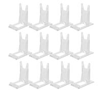 Alipis 20 pezzi Espositore Trasparente Regolabile per Collezionisti Cavalletto Supporto per CD Riviste Cartoline e Cornici da Scrivania Espositore Multifunzione per Casa e Ufficio