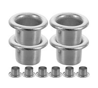 Alipis 20 Pezzi Foro Sfiato Aria Tamburo 9x9 Mm in Metallo per Rullante e Tom Drum, Accessori per Batteria e Strumenti a Percussione, Ricambio per Kit Batteria Installazione Semplice