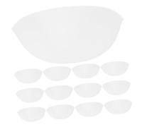Alipis 20 Pezzi Inserto Per Cappelli Da Sole e Baseball Fodera Protettiva Antiurto in Leggera Modellatore Visiera Curva Per Attività All'aperto Riduttore Di Dimensioni Per Cappelli Accessorio Bianco