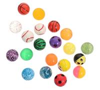 Alipis 20 Pezzi Palline Rimbalzanti per Palline Gomma Stress per Giochi Educativi e Divertenti per Compleanni Ragazzi e Ragazze