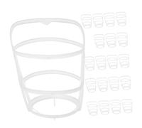 Alipis 20 Pezzi Portaflaconi Infusione Riutilizzabile Custodia Salina Portatile Supporto Appendi Bottiglie per Accessori Infusione Ospedalieri Design Salvaspazio e Robusto
